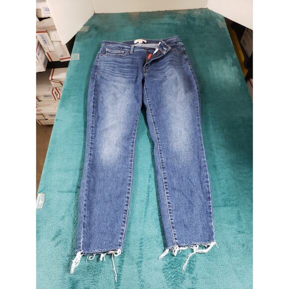 Lucky Brand Jeans Size 10 Womens Blue Stretch Pants Medium Mid Rise Ava Skinny - Picture 1 of 14